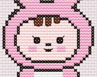 Jjongtoram Jeonghan Seventeen Kpop Cross Stitch Pattern - Etsy