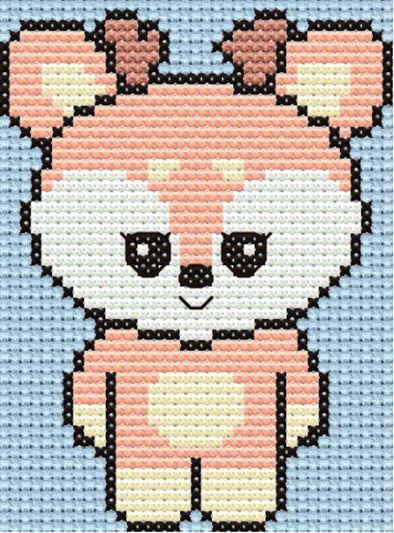 Shuasumi Joshua Seventeen Kpop Cross Stitch Pattern - Etsy