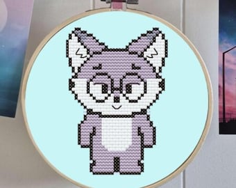 Foxdungee Wonwoo Seventeen Kpop Cross Stitch Pattern - Etsy