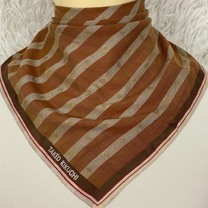 小物 00s TAKEO KIKUCHI border long scarf y2k Takeo Kikuchi Scarf - Etsy