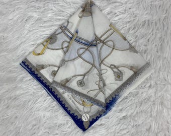 Vintage Paolo Gucci Handkerchief Paolo Gucci Bandana Authentic Womens Accessories Neckerchief Pocketsquare Headband Summer Gift for Him