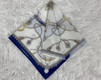 Vintage Paolo Gucci Handkerchief Paolo Gucci Bandana Authentic Womens Accessories Neckerchief Pocketsquare Headband Summer Gift for Him