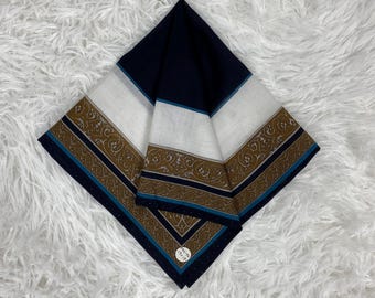 Vintage Paolo Gucci Handkerchief Paolo Gucci Bandana Authentic Womens Accessories Neckerchief Pocketsquare Headband Summer Gift for Him