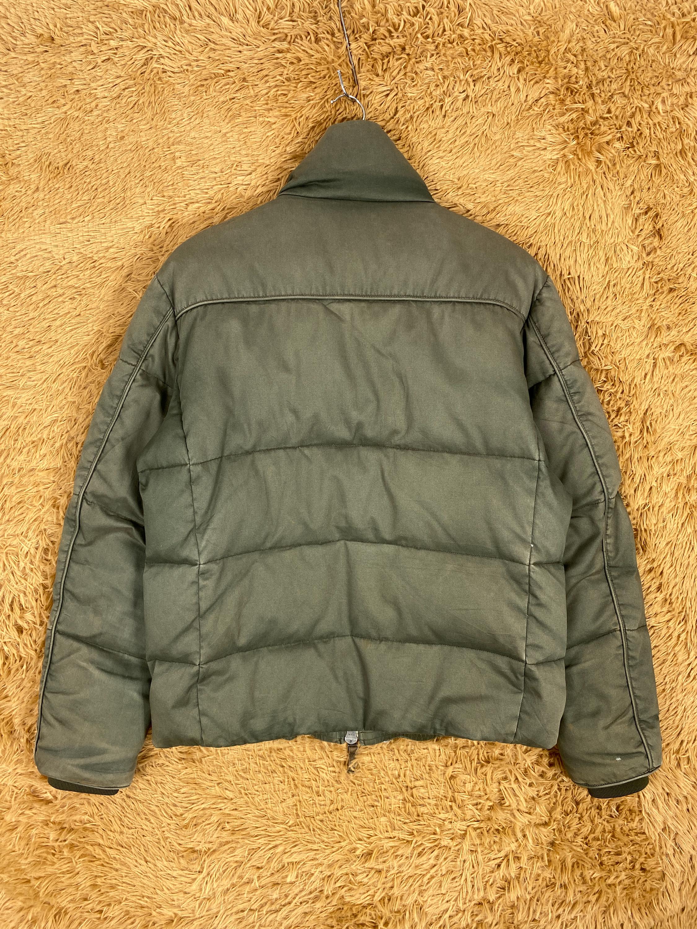 Vintage Avirex Military Down Puffer Jacket - Brown Cotton Canvas