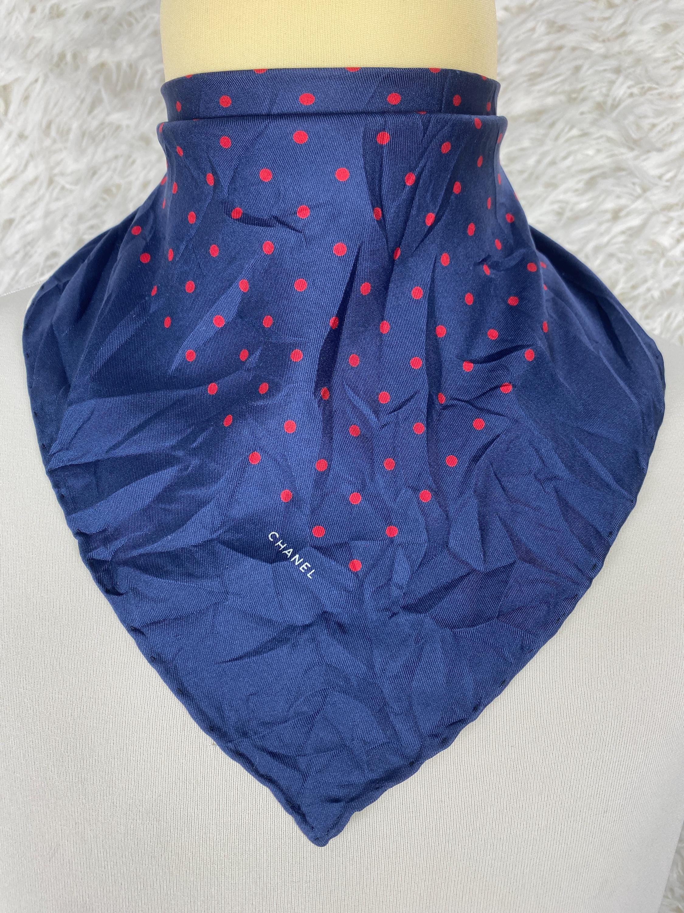Blue Chanel Scarf - Etsy