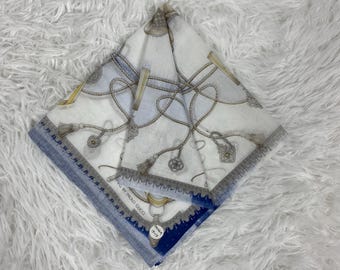 Vintage Paolo Gucci Handkerchief Paolo Gucci Bandana Authentic Womens Accessories Neckerchief Pocketsquare Headband Summer Gift for Him