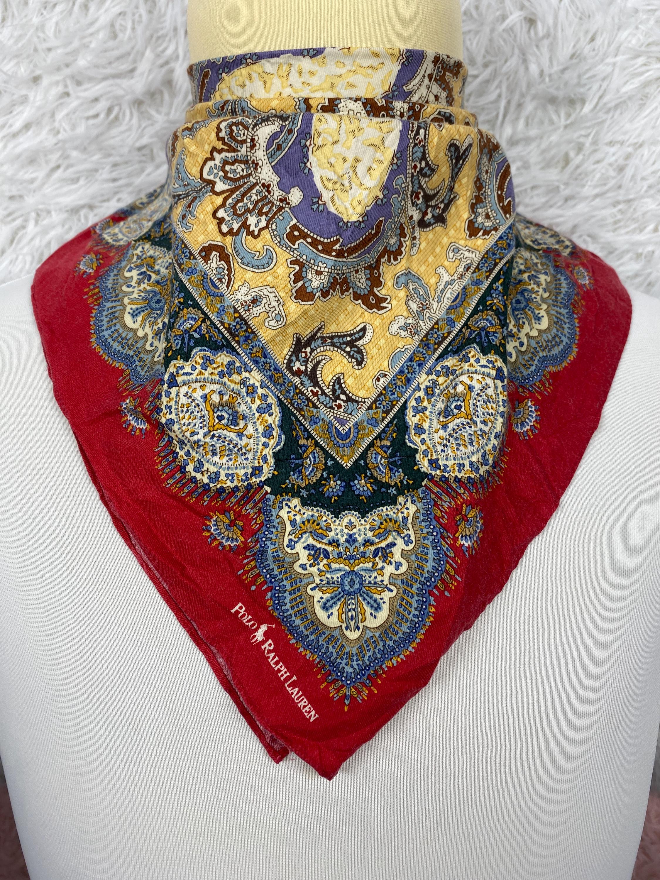 Vintage Ralph Lauren Scarves - Etsy