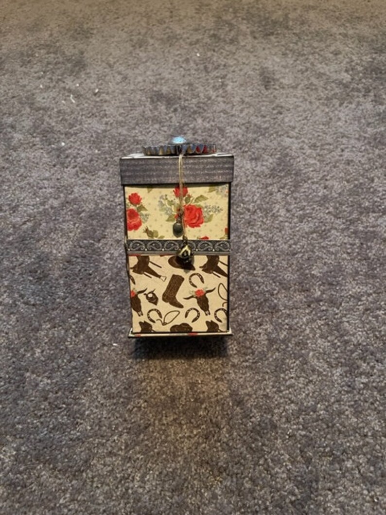 Country Western Tea Bag Dispenser Etsy