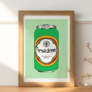 Presidente Digital Print (puszka piwa, Dominikana, tropikalny, Karaiby)