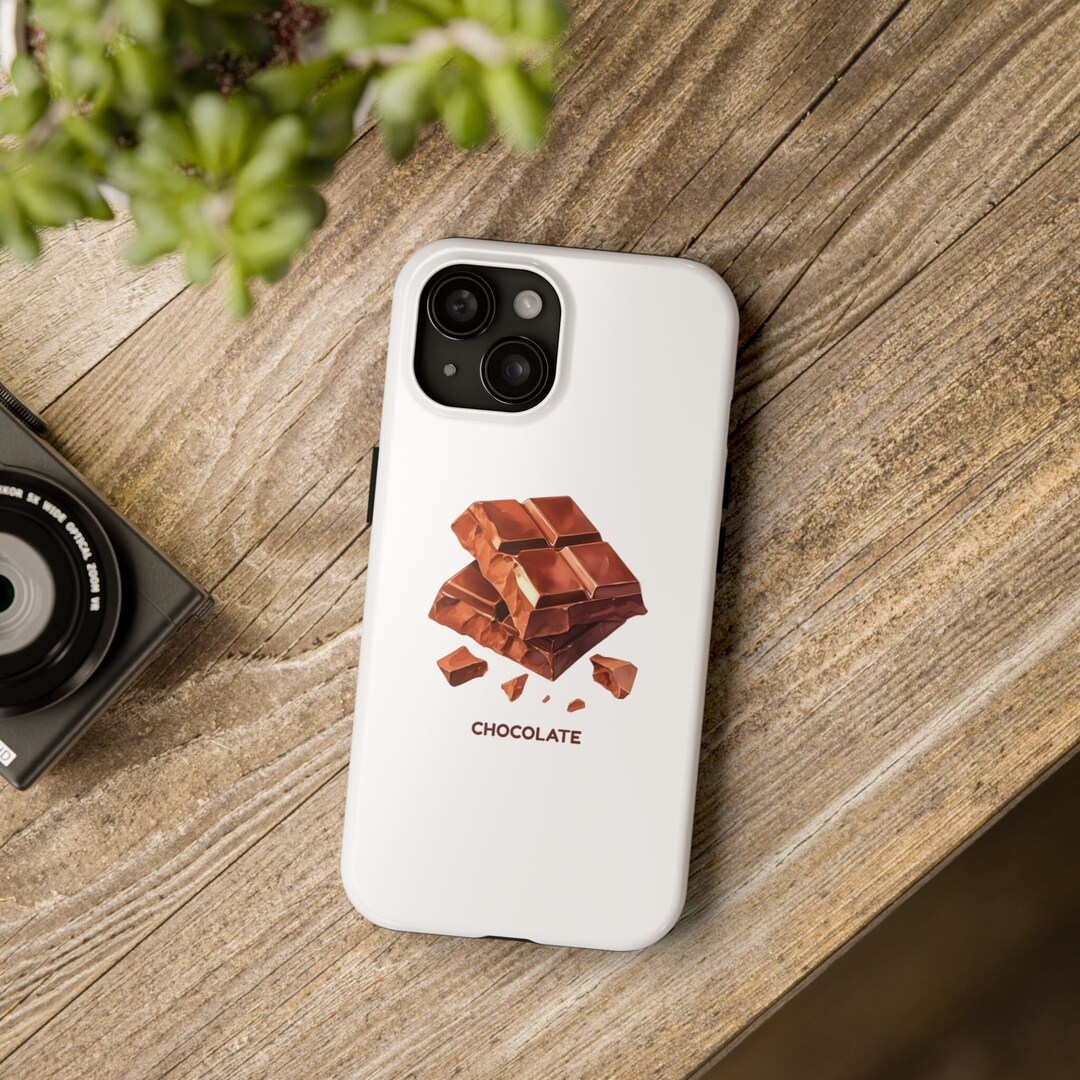 Chocolate Phone Case Chocolate Bar Phone Case Realistic Food Phone Case