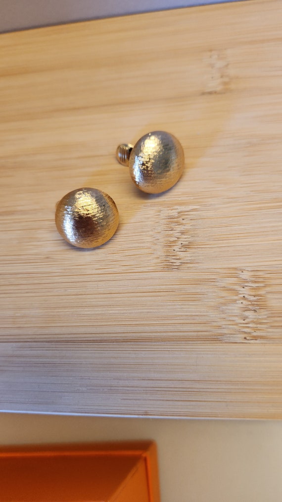 Monet Gold Tone earrings