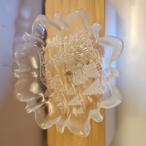 Mikasa Footed Bon Bon Glass Holiday Platter - Made in Germany Candy Tray