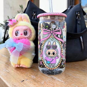 Labubu Ice Coffee Cups - Etsy