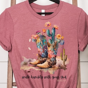 Christian cowgirl shirt, country christian shirt, Rodeo mom shirt, rodeo t-shirt, country faith shirt, gifts for cowgirls, cowgirl t shirt,