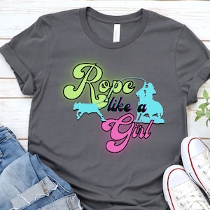 Breakaway Shirt, Gift for Breakaway Roper, Add Breakaway, Roper T-Shirt, Rope Like a Girl Tee, Fun Breakaway Roping Shirt, Rodeo Shirt