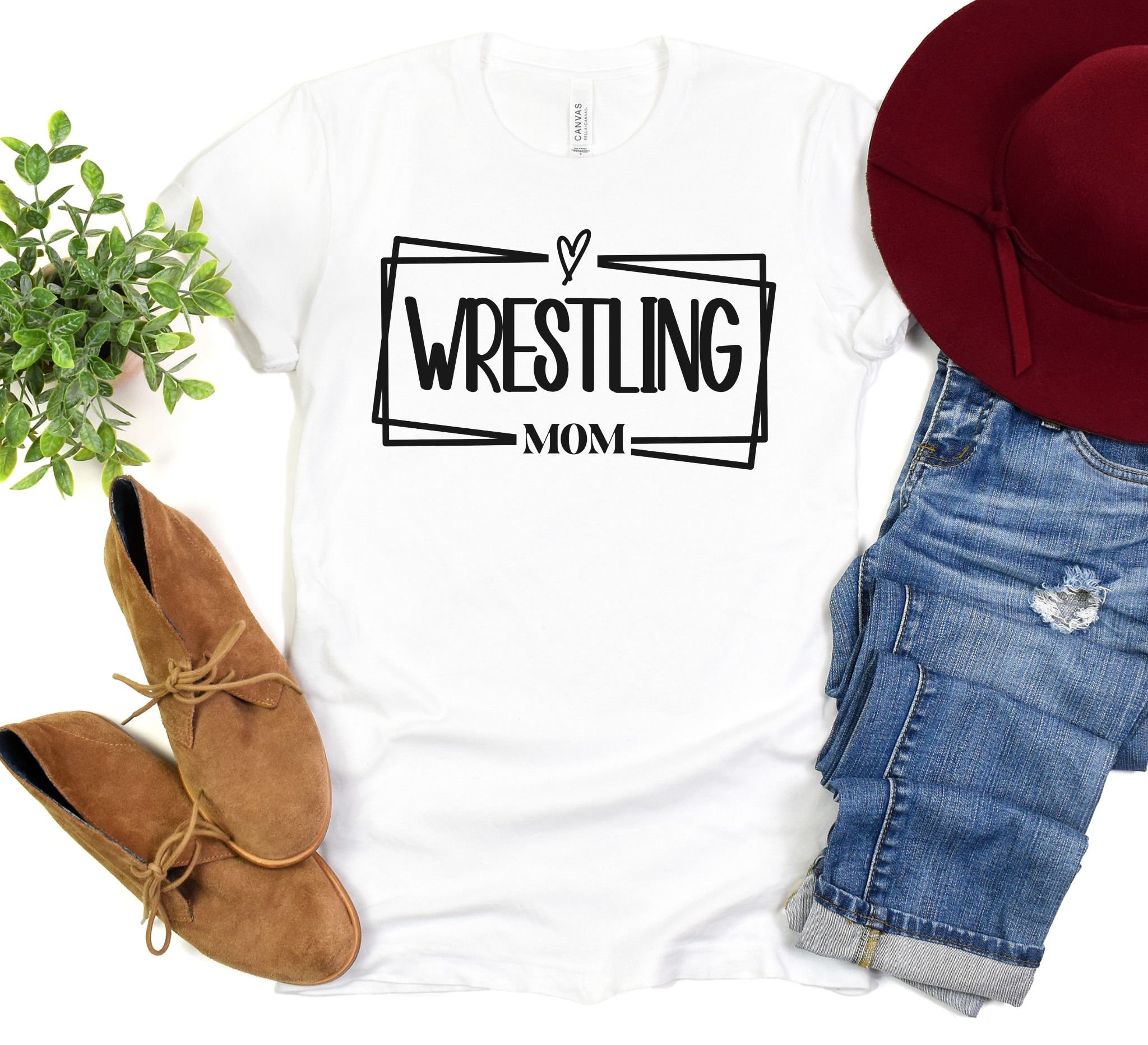 Wrestling Mom T- Shirt, Mat Club Mom Shirt, Mom of a Wrestler, Gift for ...