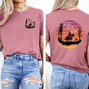 Christian Cowgirl T-Shirt, Christian Tee, Christian Gift, Bible Verse Shirt, Bible Quote, Fun Faith Shirt, Western Faith Shirt, Cowgirl