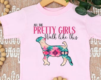 Meat Goat Showing Youth Tee | Boer Showman Kids Shirt