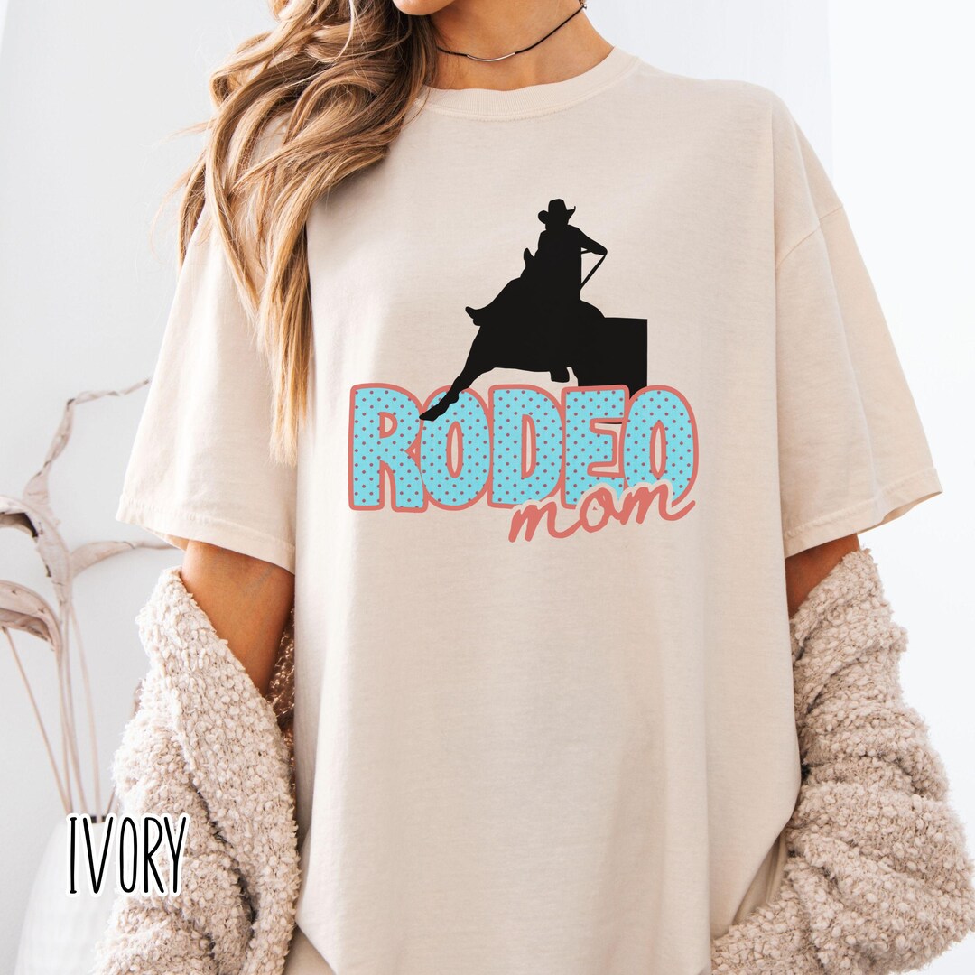 Polk Dot Rodeo Mom Shirt, Barrel Racer Mom Gift, Sweatshirt for Cowgirl ...