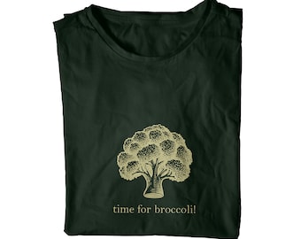 time for broccoli! unisex t-shirt