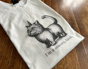 i'm a unicorn bitch unisex t-shirt
