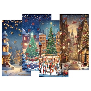 Kerstbesparingsuitdaging: wintergeldenvelop (digitale download)