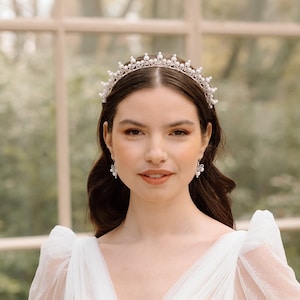 Wedding hair crown hotsell