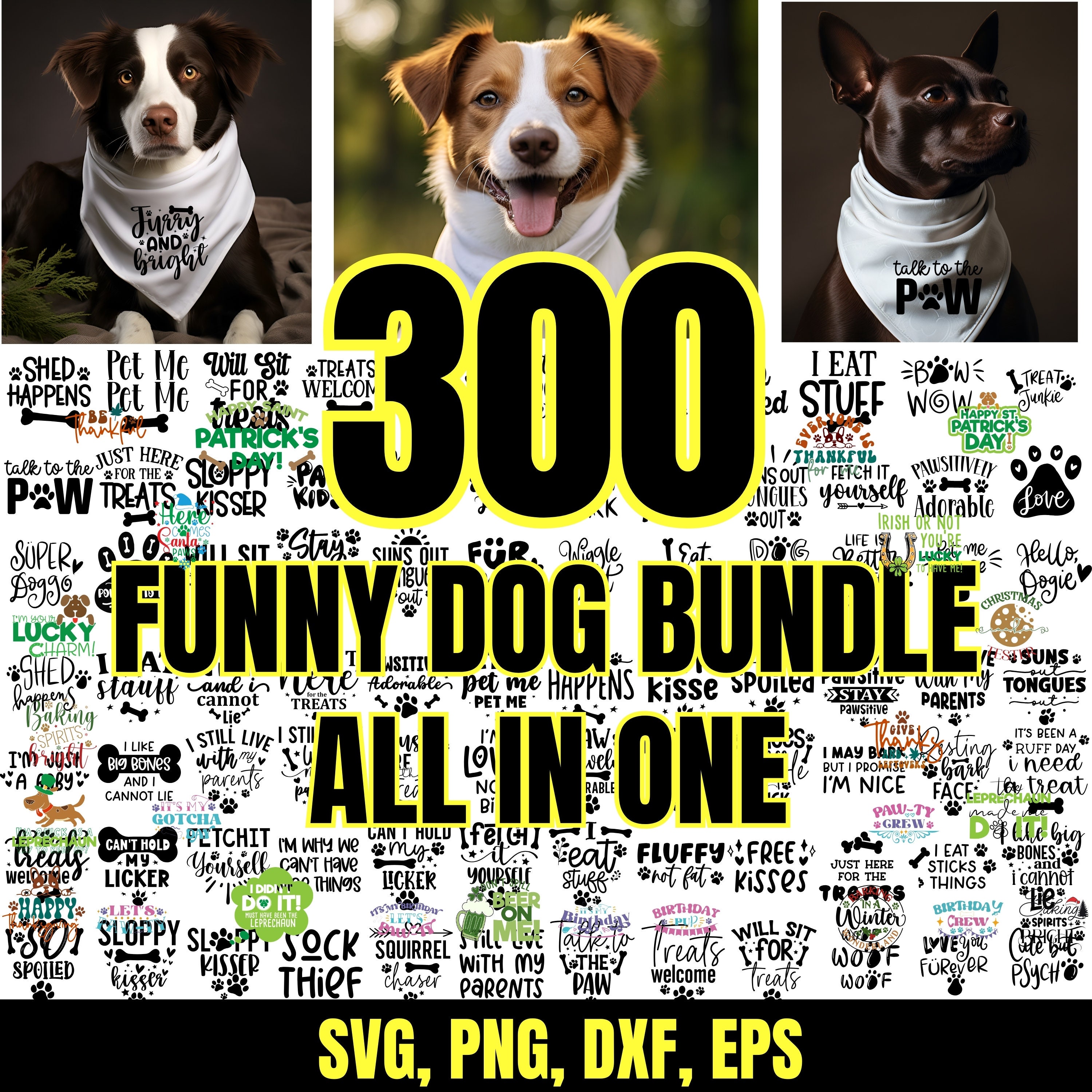 Funny best sale dog bandanas