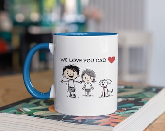 Dad Gift For Dad Birthday Gift, Dad Mug, Fathers Day Gift From Daughter Son Kids Wife Dad Christmas Gift Funny Coffee Cup