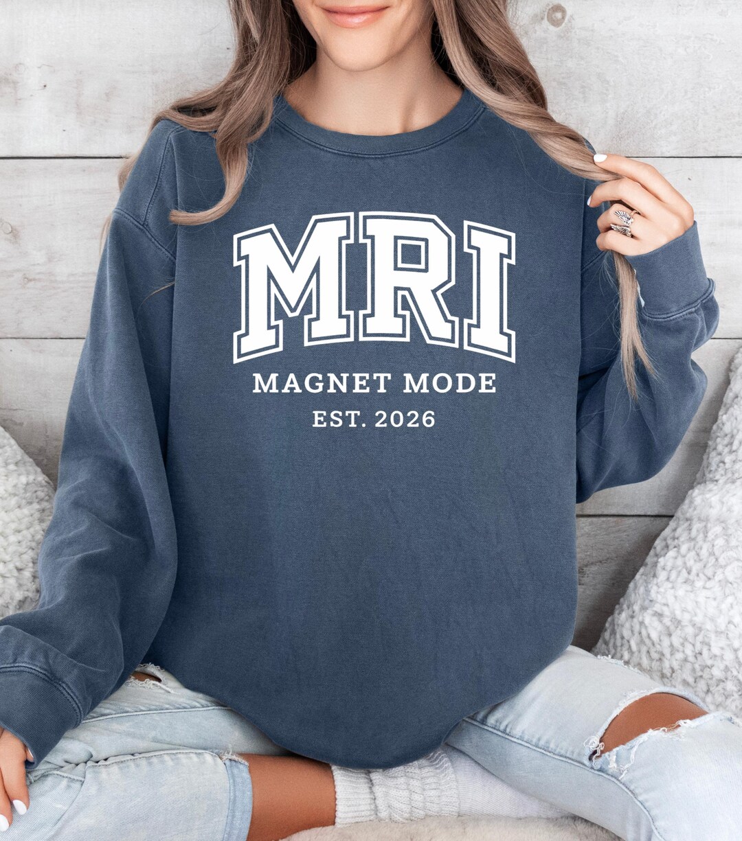 Mri Merch MRI Tech Sweatshirt Magnet Mode Radiology CT Scan Technologist Medical ...