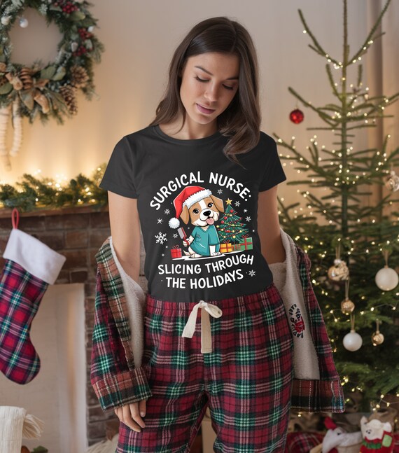 Medical Scrub Top Nurse's Hat Wearing Snowman Xmas Funny T-Shirt Medical Scrub Top Nurse's Hat Wearing Snowman Xmas Funny T-Shirt