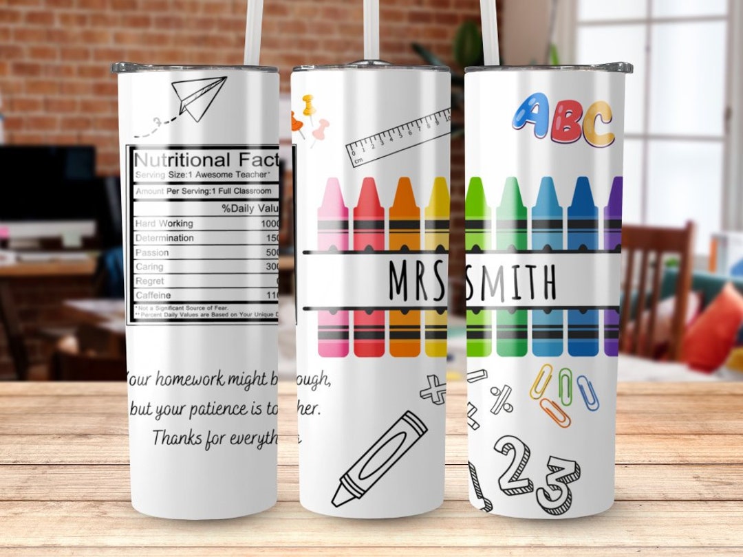 Teacher Custom Tumbler Gift Teacher Tumbler Gift From Etsy