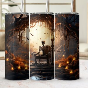 Skeleton horror Tumbler | spooki tumblers | tumblerful gift | gifte-for men | gift-for children | giftfor hubby| gifte-for coffee cup