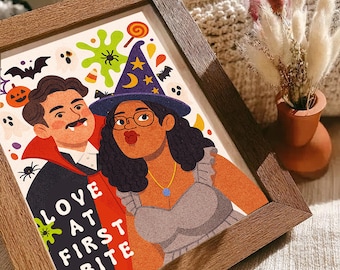 Custom Halloween Family Portrait • Spooky Digital Illustration (PDF)