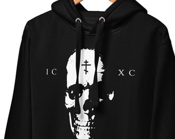 ICXC Orthodox Christian Skull Hoodie