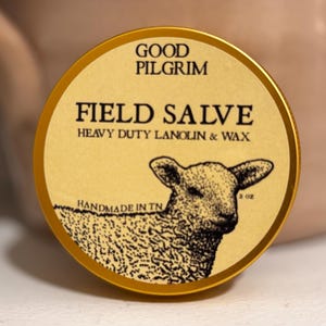 Heavy Duty Lanolin Field Salve | Vitamin E | Waterless Barrier Balm for Cracked Hands, Knuckles & Dry Skin