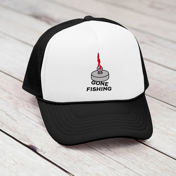 Gone Magnet Fishing Hat, Magnet Fishing Hat Gear Gift, for Boyfriend Husband or Father