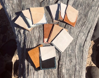 POCKET, flip   |  minimalist, suede wallet, made from leftovers