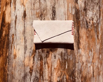 POCKET  |  minimalist, suede wallet, made from leftovers