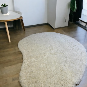 Handmade Fluffy Rug – Modern Soft Shag Rug for Bedroom & Living Room | Plush Custom Rug | Cozy Home Decor Carpet in 5x8 6x9 8x10 9x12 sizes