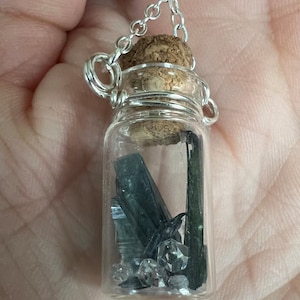 Vivianite Bottle Necklace
