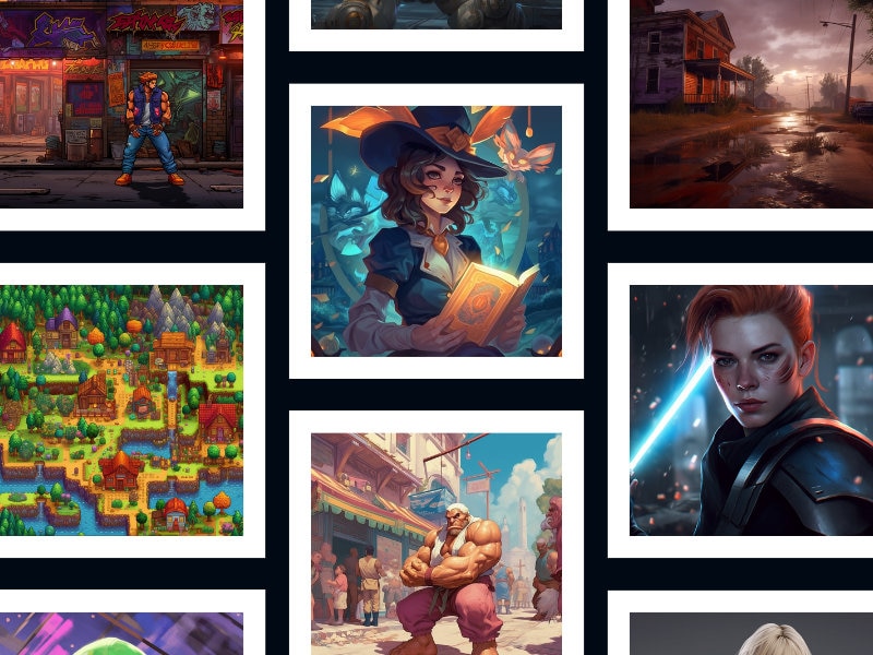 Midjourney AI Image Generation Prompts - 111 Game Styles Guide E-book ...