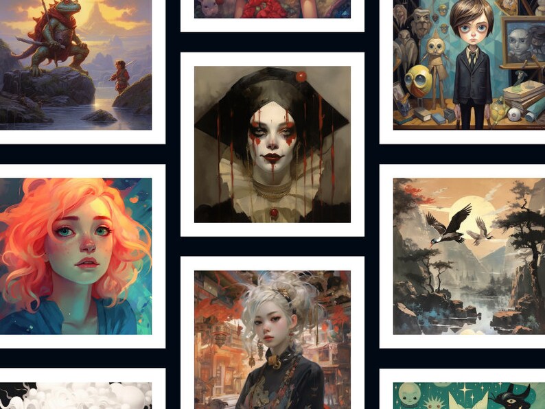 Midjourney AI Image Generation Prompts - 200 Artist's Styles Guide E ...