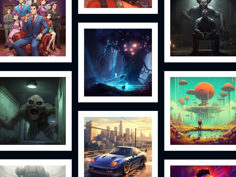 Midjourney AI Image Generation Prompts - 111 Game Styles Guide E-book ...