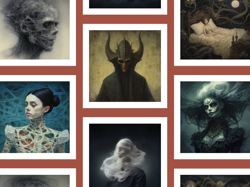 Midjourney AI Image Generation Prompts - 55 Non-banal Horror Styles ...