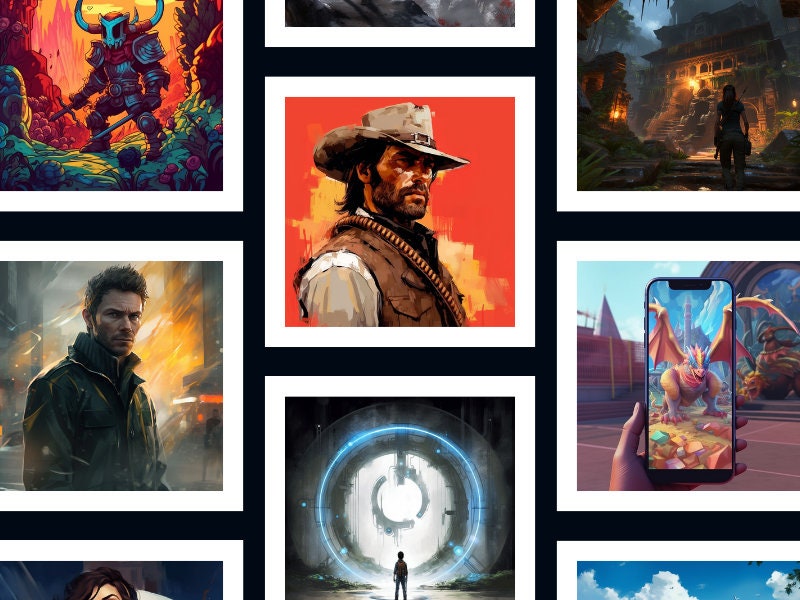 Midjourney AI Image Generation Prompts - 111 Game Styles Guide E-book ...