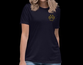 Paw-some Dog T-Shirt: Camiseta adorable con estampado de pata canina para padres de mascotas: regalo perfecto para los amantes de los perros, ropa para mascotas, moda para amigos peludos