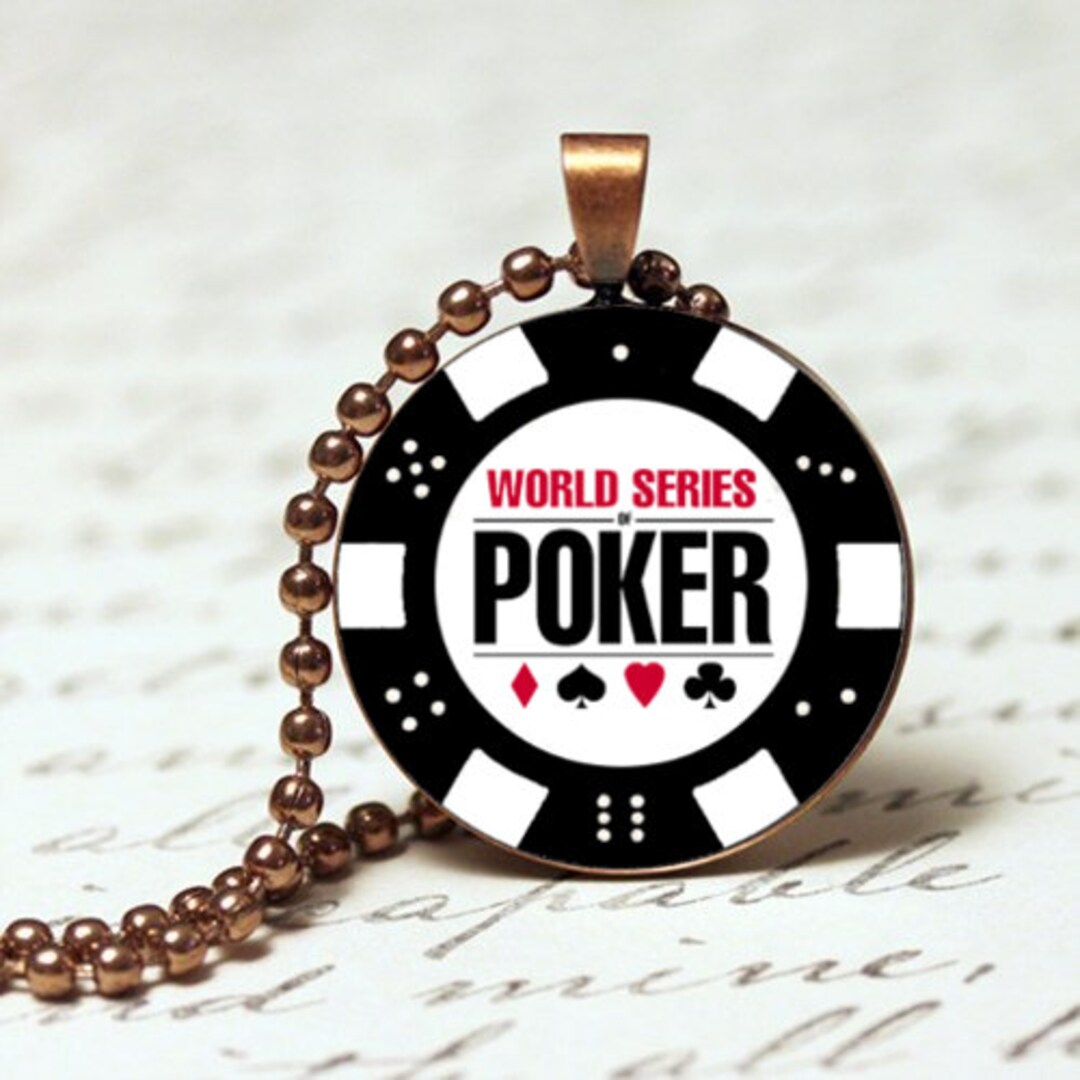 Poker Chip Pendant World Series Poker Chip Personalized Etsy