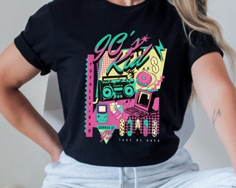 90's Kid Shirt Women's 90s T-Shirt 1990s T Shirt 90s Shirt 90s Retro Tshirt Vintage Summer Shirt Gift for 90s Kid Cute 90's Shirt 90's Kid