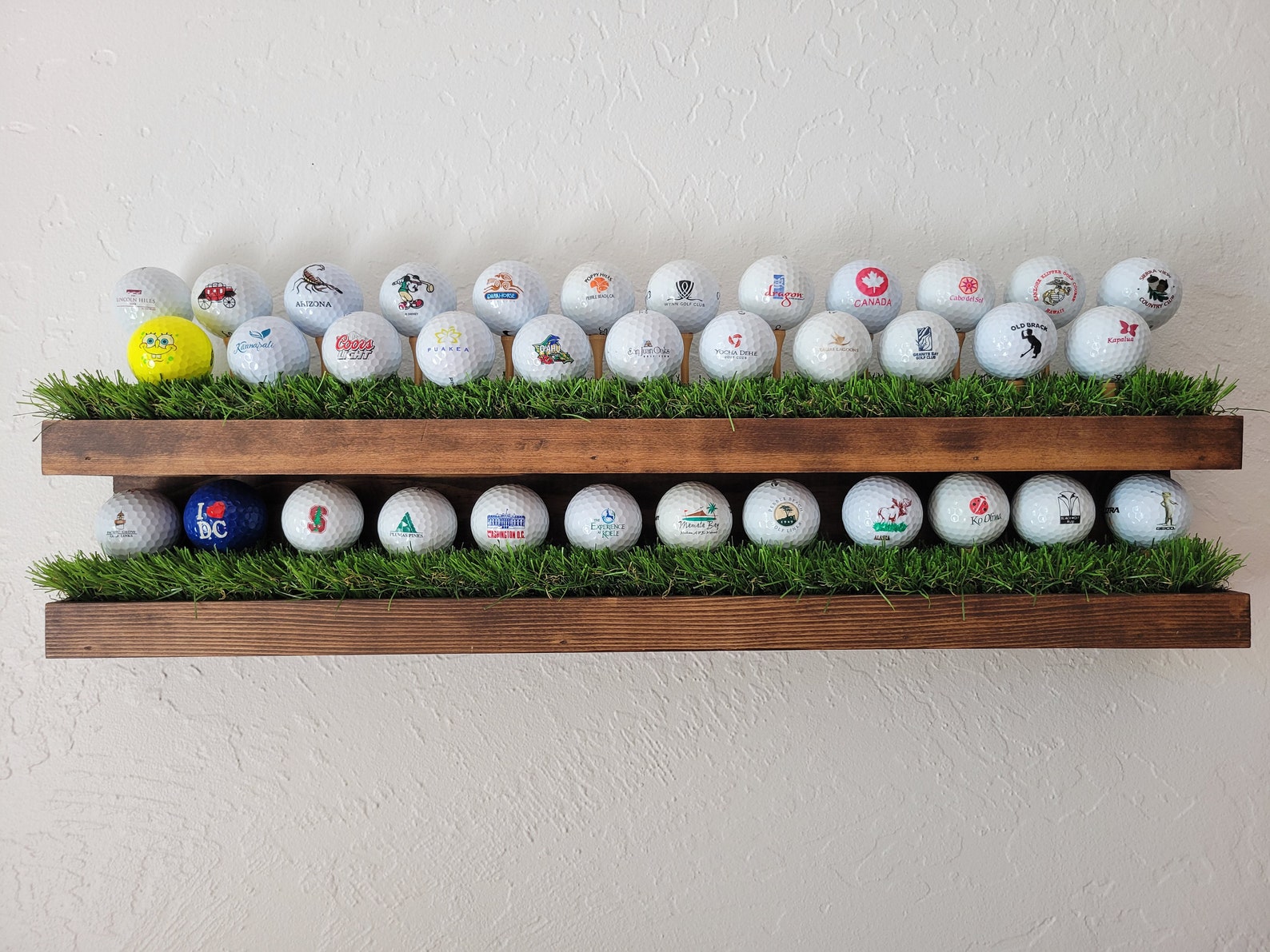 Golf Ball Display Shelf Etsy